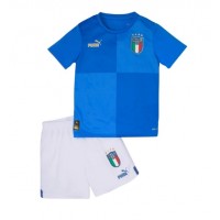 Camiseta Italia Primera Equipación Replica 2022 para niños mangas cortas (+ Pantalones cortos)